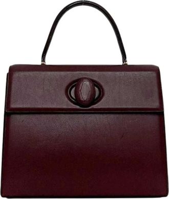 Cartier Pre-owned Handbags, female, Red, Size: ONE SIZE Pre-owned Vintage Handbag