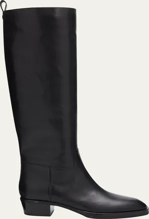Jimmy Choo London 45mm Mave Leather Knee-High Boots