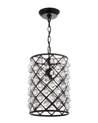 Jonathan Y Designs Jonathan Y Gabrielle 15In Crystalmetal Led Pendant