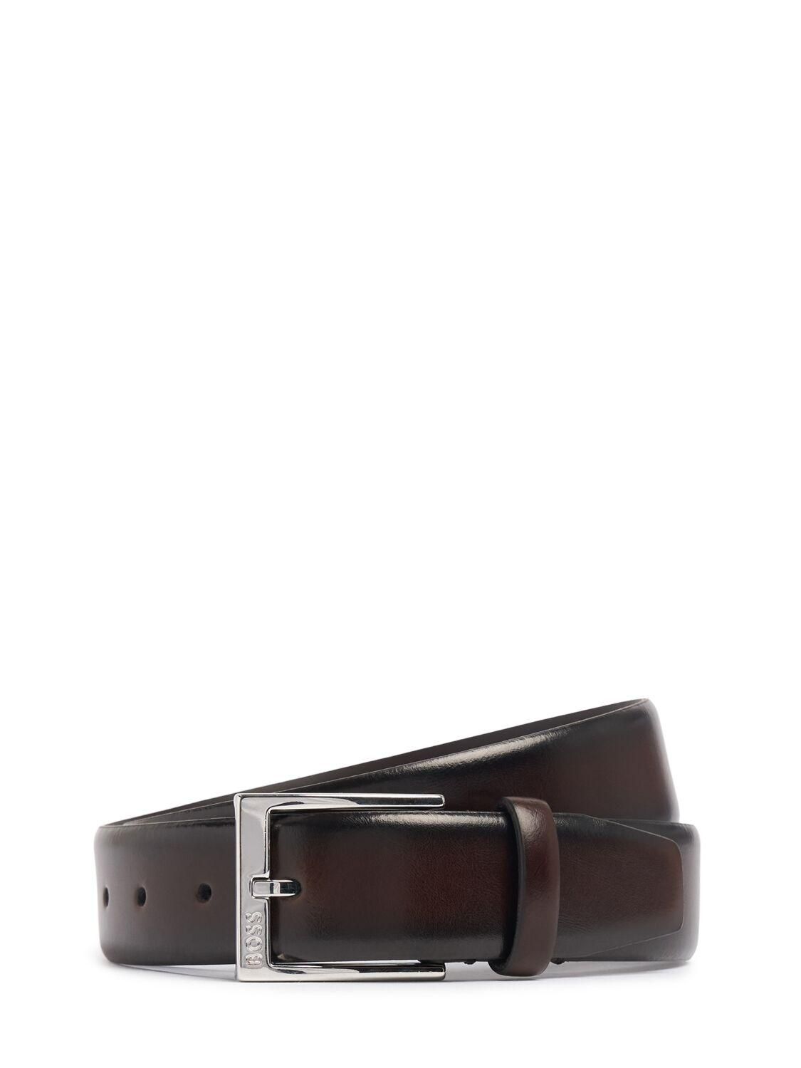 HUGO BOSS Brown Leather Belts now up to 34 Stylight