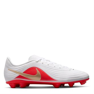 Nike Tiempo Maestro Club voetbalschoenen voor heren, voor harde ondergrond (Wit, Rood)