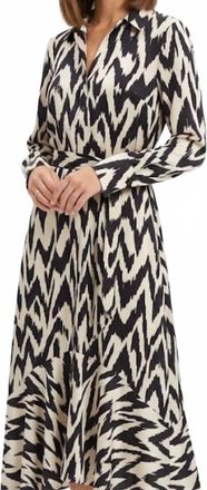 Pink Martini Opal Maxi Dress In Black /white