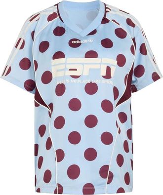 adidas (WMNS) adidas Street Jersey Asia Sizing SS Clear Sky KV1188