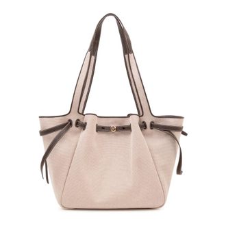Tory Burch Tory Burch, Tote Bags, female, Beige, Size: ONE SIZE Romy Canvas Tote