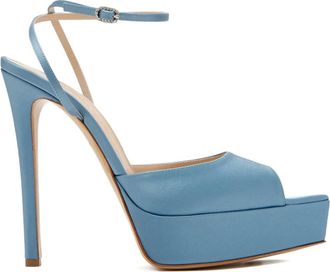 Andrea Wazen Sandali Andrea con plateau - Blu