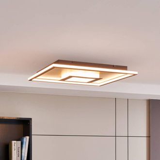 Lindby Led Pekela in Marrone da Alluminio - Lindby