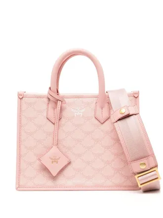 MCM Borsa tote Himmel Lauretos piccola - Rosa