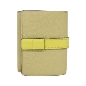 Loewe Beige Leather Wallet (Tri-Fold) (Pre-Owned)