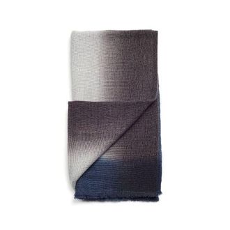 Studio Variously Simply Taupe Brown Gray Hand Spun Merino Handloom Throw in Blue/brown at Nordstrom