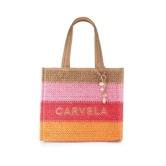 Carvela Womens Florentina Shopper Bag - Multicolour Fabric - One Size