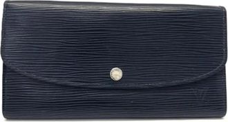 Louis Vuitton Pre-owned Lederen Portemonnee - unisex - Vintage Accessoires - Zwart - ONE Size - Leer - Vintage