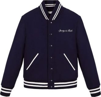 Sporty & Rich Giacca varsity - Blu