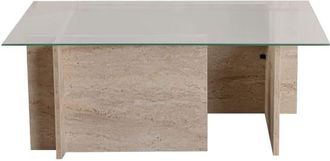 Habitat & Jardin Mesa de centro ch&ecirc;ne &agrave; miel