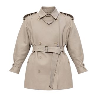 Max Mara Trench Coats, female, Beige, Size: 3XS Cacio Trench Coat