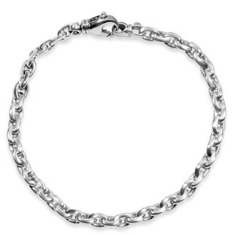 Pompeii3 Mens Round Link 14k Gold (18gram) or Platinum (28gram) 5mm Bracelet 8.5