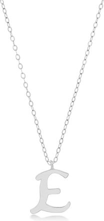 MAX + STONE 10k Solid Yellow or White Gold Dainty Script Initial Extendable Necklace