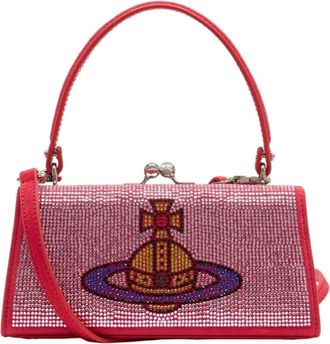 Vivienne Westwood Handbags, female, Pink, Size: ONE SIZE Doll XL Frame Purse