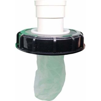 OEM Filtro De Tapa Lavable De Nailon Para Ibc Con Tapa Para Dep&oacute;sito De Agua De Lluvia Ibc De 1000 L Dn 75. Fieltro Punzonado Con Aguja. Negro. 165 Mm