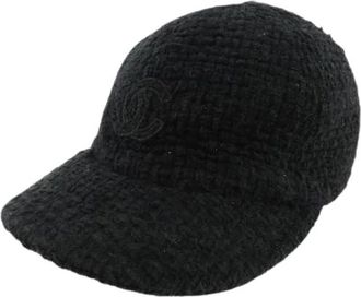 Chanel Pre-owned Accessories, male, Black, Size: ONE SIZE Pre-owned Cotton hats