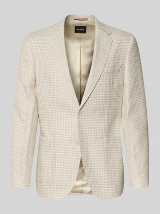 HUGO BOSS Regular Fit Sakko aus Leinen-Mix mit Seide-Anteil Modell H-JANSON-FL-261 in Beige, Gr&ouml;&szlig;e 102