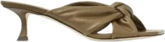Jimmy Choo London Avenue 50 mm Nappa Leather Mules, Brand Size 35.5 ( US Size 5.5 )