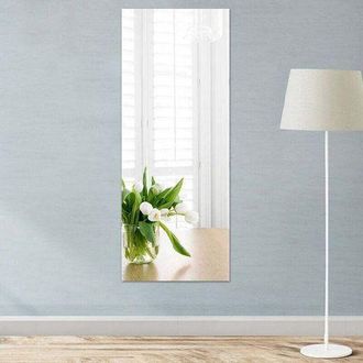 OEM Espejo Autoadhesivo De 40 X 122 Cm, Paneles De Espejo Adhesivos Flexibles, L&aacute;minas De Espejo Acr&iacute;lico De 0,3 Mm De Grosor, Pegatinas De Espejo De Pare