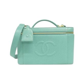 Chanel Pre-owned Vintage Handbag - Dames - Pre-owned - Groen - Maat: ONE Size