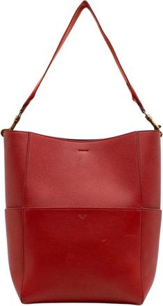Celine Bolso Cubo Pre-owned - Pre-owned - Mujer - Rojo - ONE SIZE