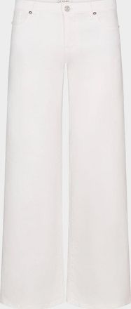 Frame Denim Low-Rise Le Slim Palazzo Jeans