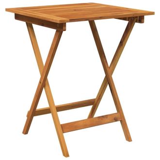 Berkfield Home Sturdy 3 Piece Folding Garden Dining Set Solid Acacia Wood in Brown