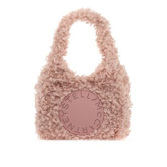 Stella McCartney Stella Mccartney Small Logo Patch Teddy Tote Bag