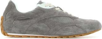 Bottega Veneta Grey Suede Orbit Sneakers