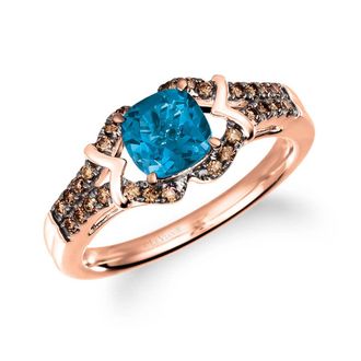 Le Vian Ladies Tranquility Rings set in 14K Strawberry Gold