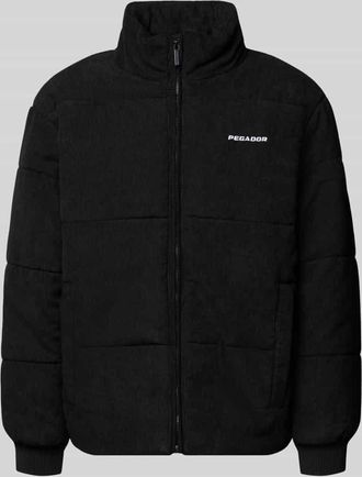 Pegador Steppjacke mit Stehkragen in Black, Größe XXL