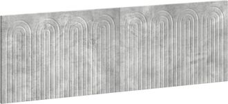 vidaXL Cabecero Montada En La Pared Alkmaar Gris Hormig&oacute;n Vidaxl