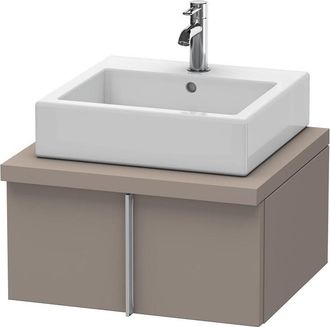 Duravit Duravit Vero Vanity Unit Para Consola, 6550, 1 Alargadera, 600 Mm, Color (frente/cuerpo): Decoraci&oacute;n Basalto Mate - Ve655004343