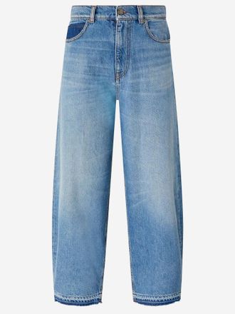 Pinko Pinko Balloon-Fit-Jeans mit Fade-Effekt