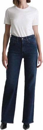 AG - Adriano Goldschmied Kora High-Rise Wide Leg Jeans In Midnight Sun