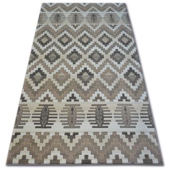 RugsX Alfombra Argent - W4809 Rombos Beige Beige 133x190 Cm