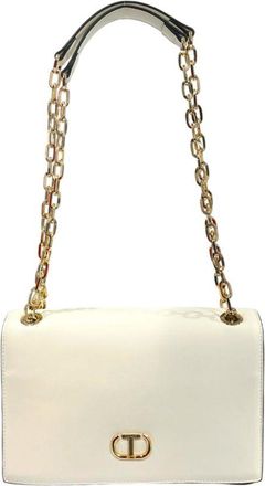 Twinset White PU Women Womens Crossbody