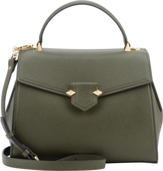 Pourchet S&egrave;vres Tas - Dames - Handtassen - Groen - ONE Size - Leer - Tassen