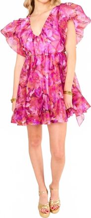 BuddyLove Hollis Off To Paradise Dress In Pink