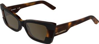 Karl Lagerfeld KL6205S 017 Womens Sunglasses Black Size 52
