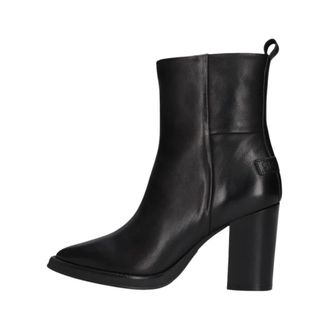 Shabbies Amsterdam Grunch Ami Enkellaars - Dames - Schoenen - Zwart - Maat: 38 EU