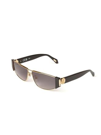 Just Cavalli Unisex Sunglasses Polished Rose Gold Metal Eyewear