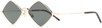 Saint Laurent Lisa Zonnebril - unisex - Accessoires - Geel - Maat: 55 MM