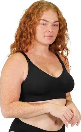 Cake Maternity Tiramisu Ultimate Seamless Maternity & Nursing Bra in Black at Nordstrom, Size X-Large