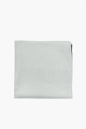 Corneliani Solid Color Pocket Square with Micro Patterns size Unica