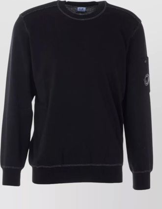 C.P. Company mens knitwear crew neck sweater