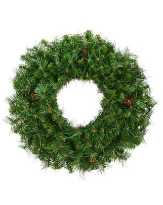 Vickerman 24In Cheyenne Pine Artificial Christmas Wreath, Unlit